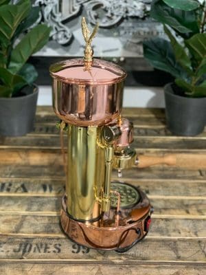 Elektra Micro Casa Semi Automatica &amp; Brass - 1 Group Commercial Espresso Machine - Gold