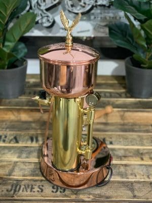 Elektra Micro Casa Semi Automatica &amp; Brass - 1 Group Commercial Espresso Machine - Gold