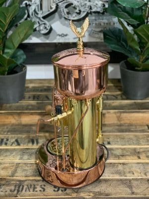 Elektra Micro Casa Semi Automatica &amp; Brass - 1 Group Commercial Espresso Machine - Gold