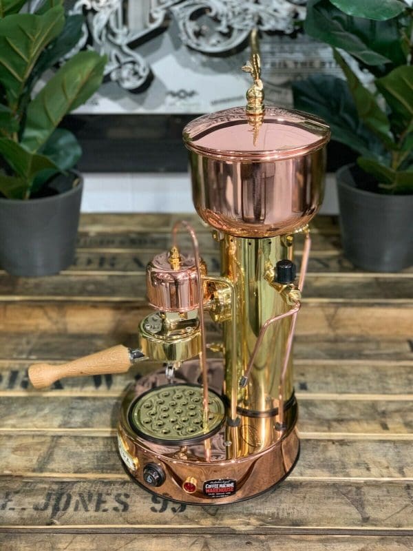 Elektra Micro Casa Semi Automatica &amp; Brass - 1 Group Commercial Espresso Machine - Gold