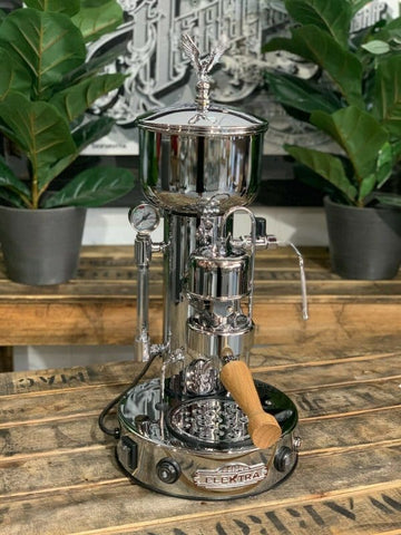 Elektra Micro Casa Semi Automatica - 1 Group Commercial Espresso Machine - Chrome