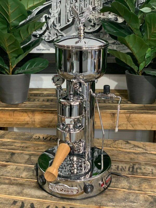 Elektra Micro Casa Semi Automatica - 1 Group Commercial Espresso Machine - Chrome