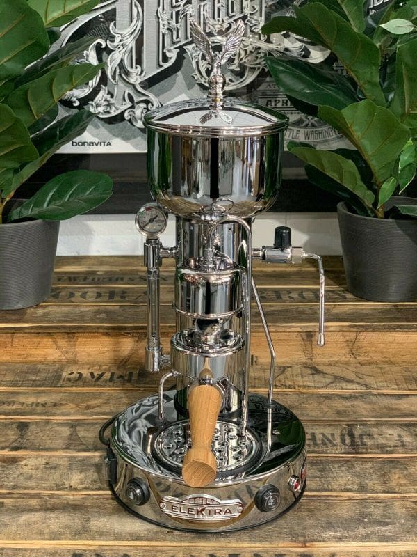 Elektra Micro Casa Semi Automatica - 1 Group Commercial Espresso Machine - Chrome