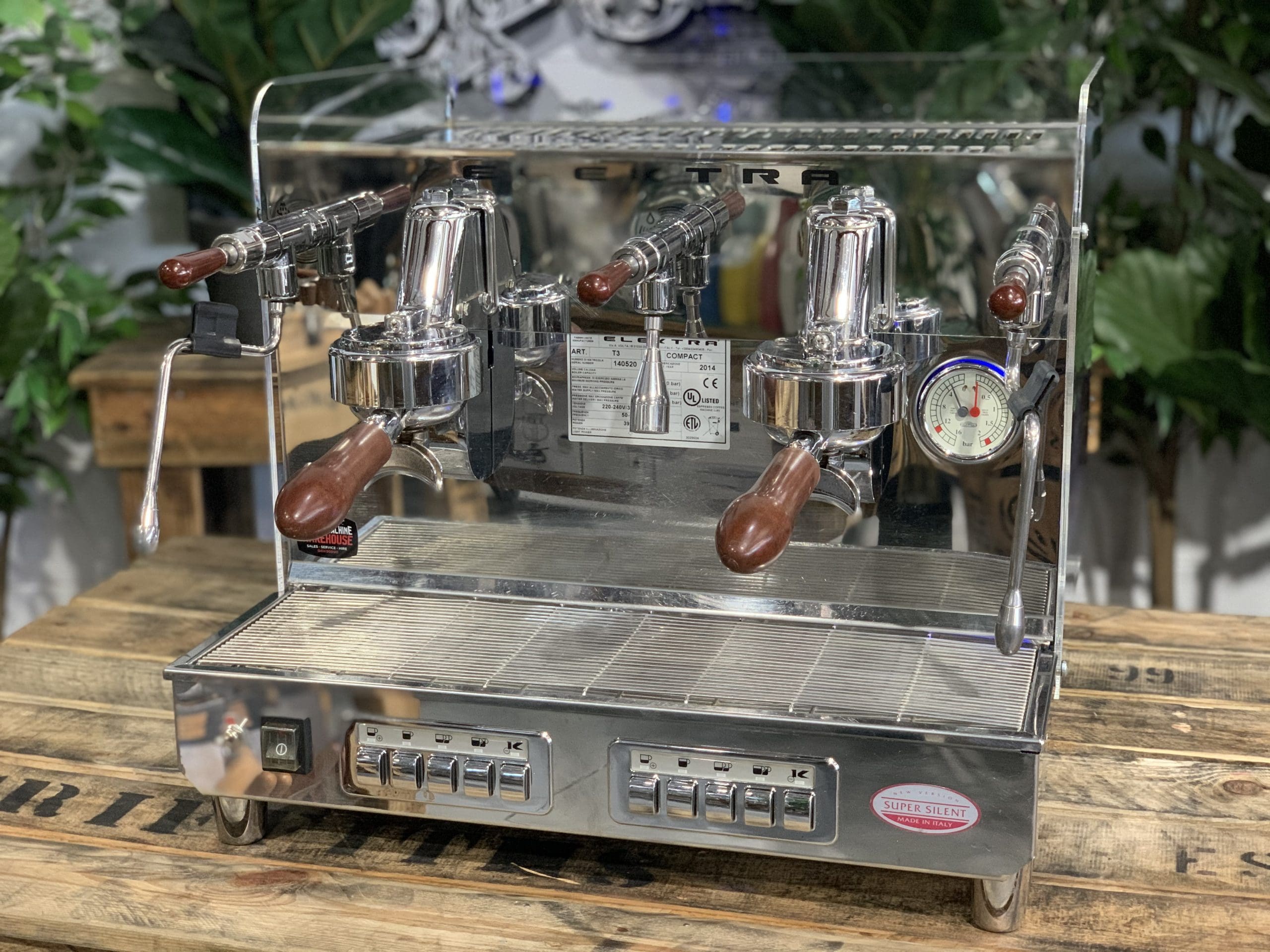 Elektra Sixties T3 Compact - 2 Group Commercial Espresso Machine
