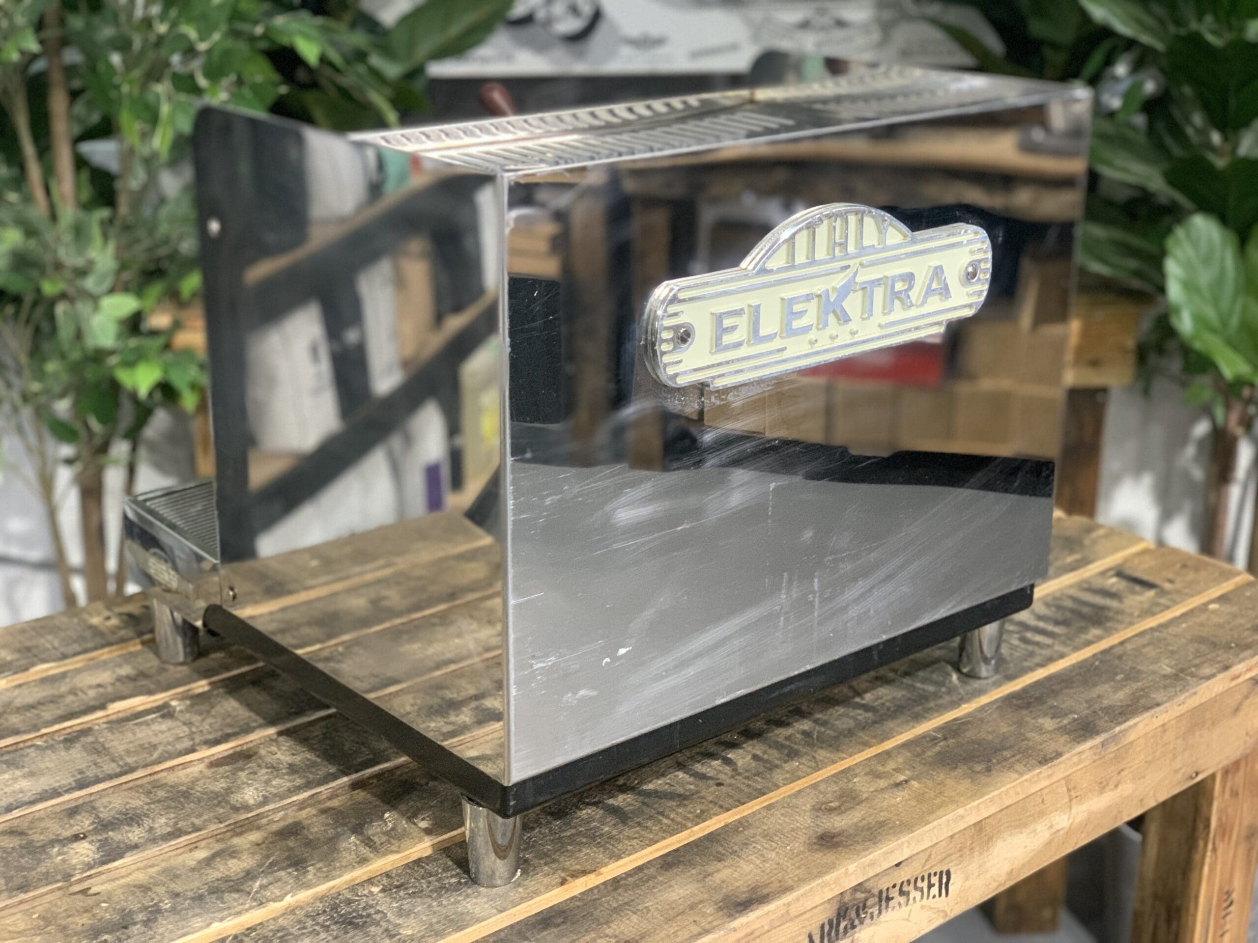 Elektra Sixties T3 Compact - 2 Group Commercial Espresso Machine - Stainless Steel