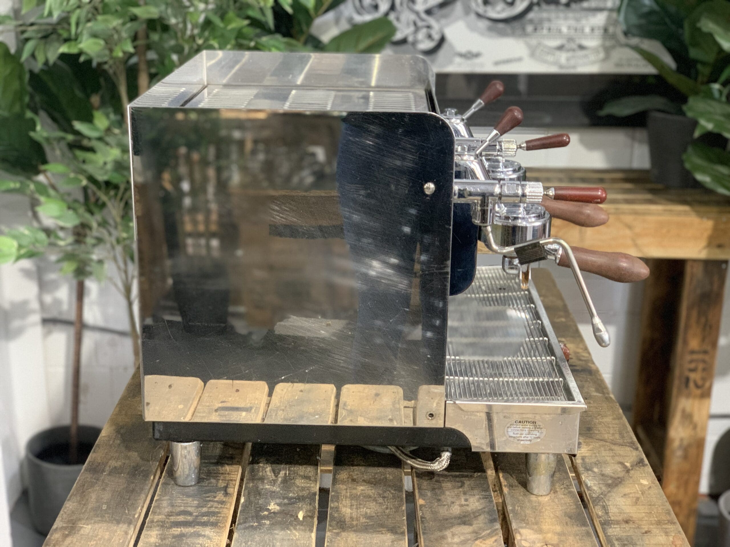 Elektra Sixties T3 Compact - 2 Group Commercial Espresso Machine - Stainless Steel