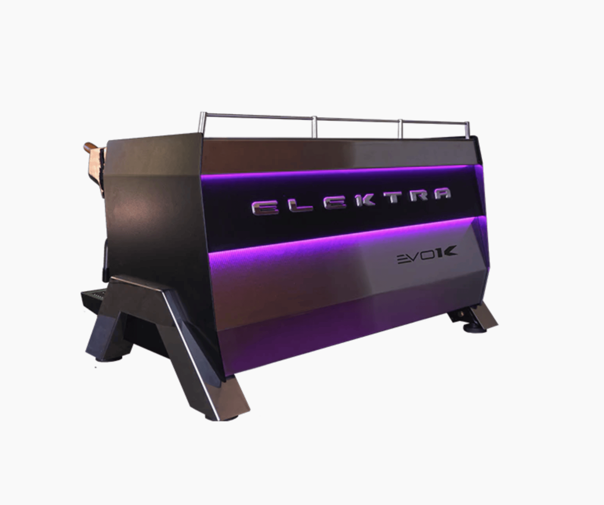 Elektra Evok Black & CMT - 2 Group Commercial Espresso Machine - Stainless