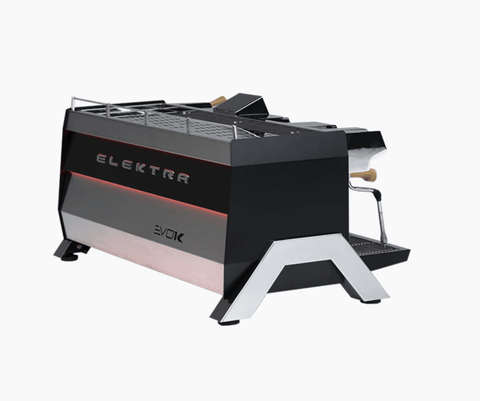 Elektra Evok Black & CMT - 2 Group Commercial Espresso Machine - Stainless