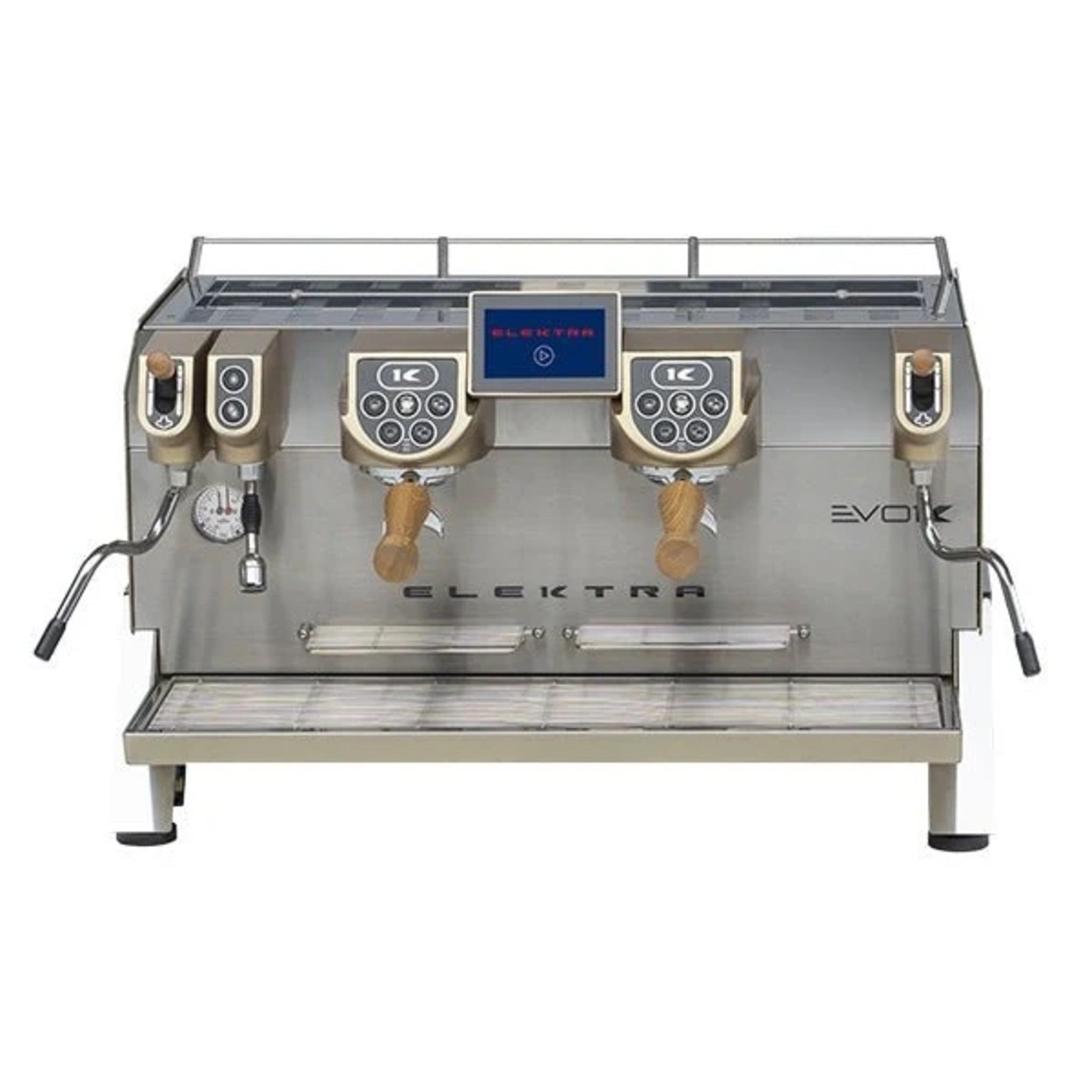 Elektra Evok Black & CMT - 2 Group Commercial Espresso Machine - Stainless