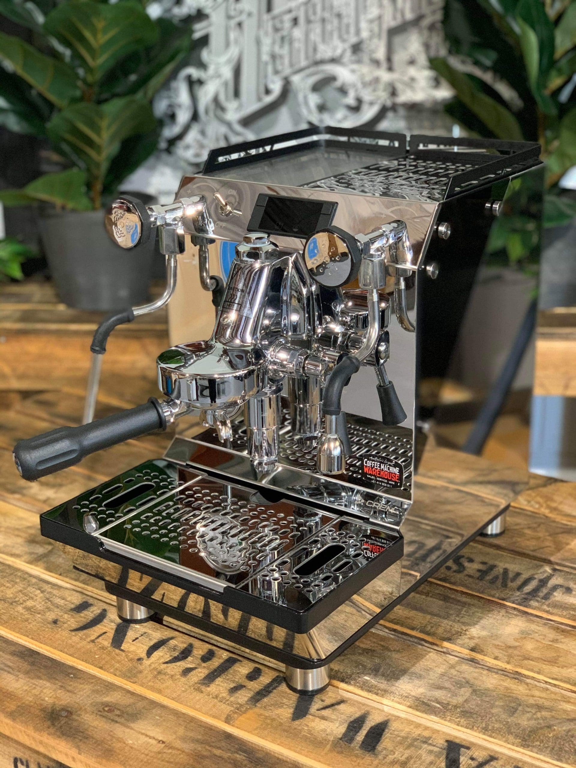 Expobar Crem One Single Boiler (1B) VP PID Vibrational Pump - 1 Group Commercial Espresso Machine - Stainless