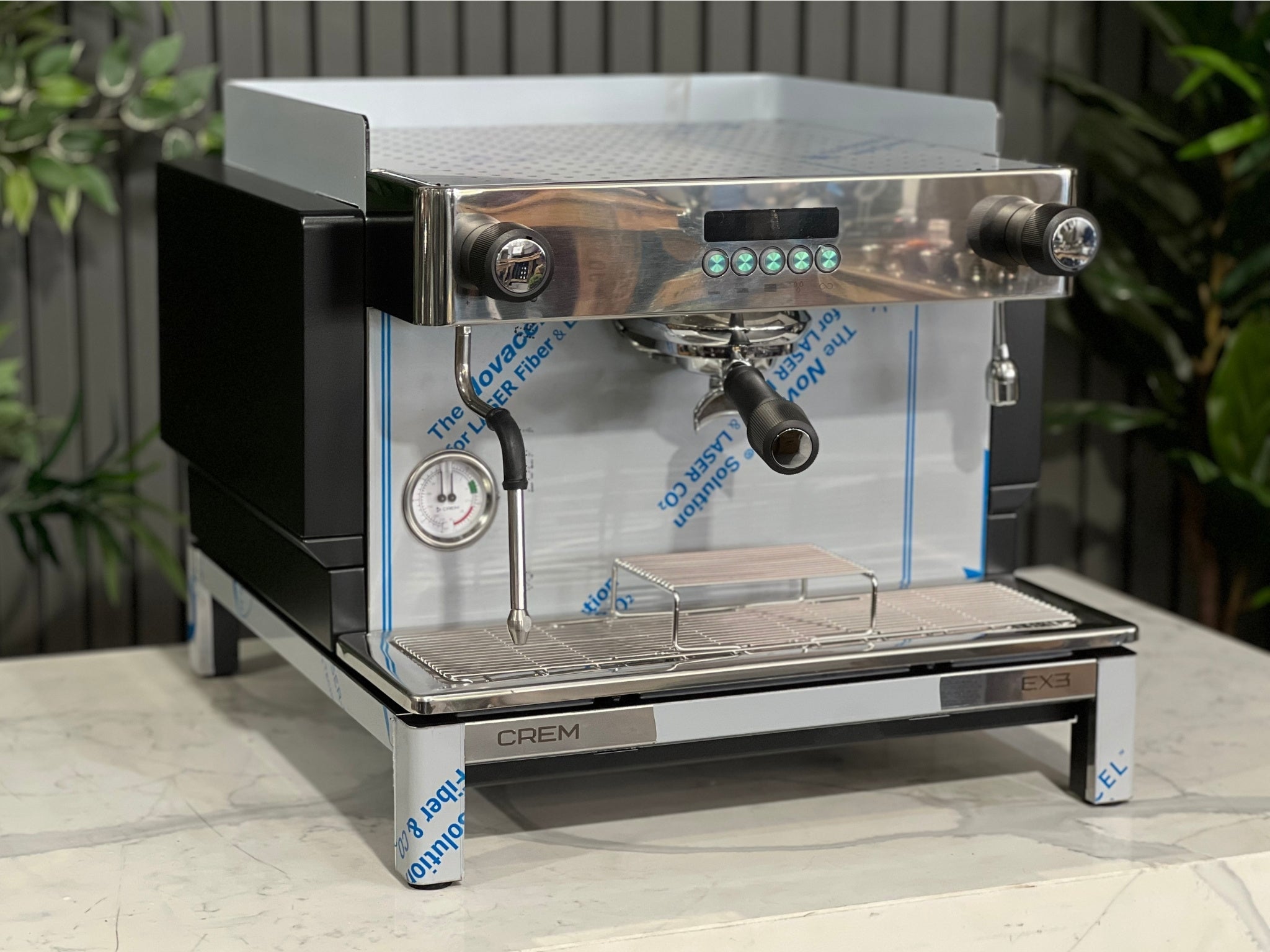 Expobar Crem EX3 Compact - 1 Group Commercial Espresso Machine - Black