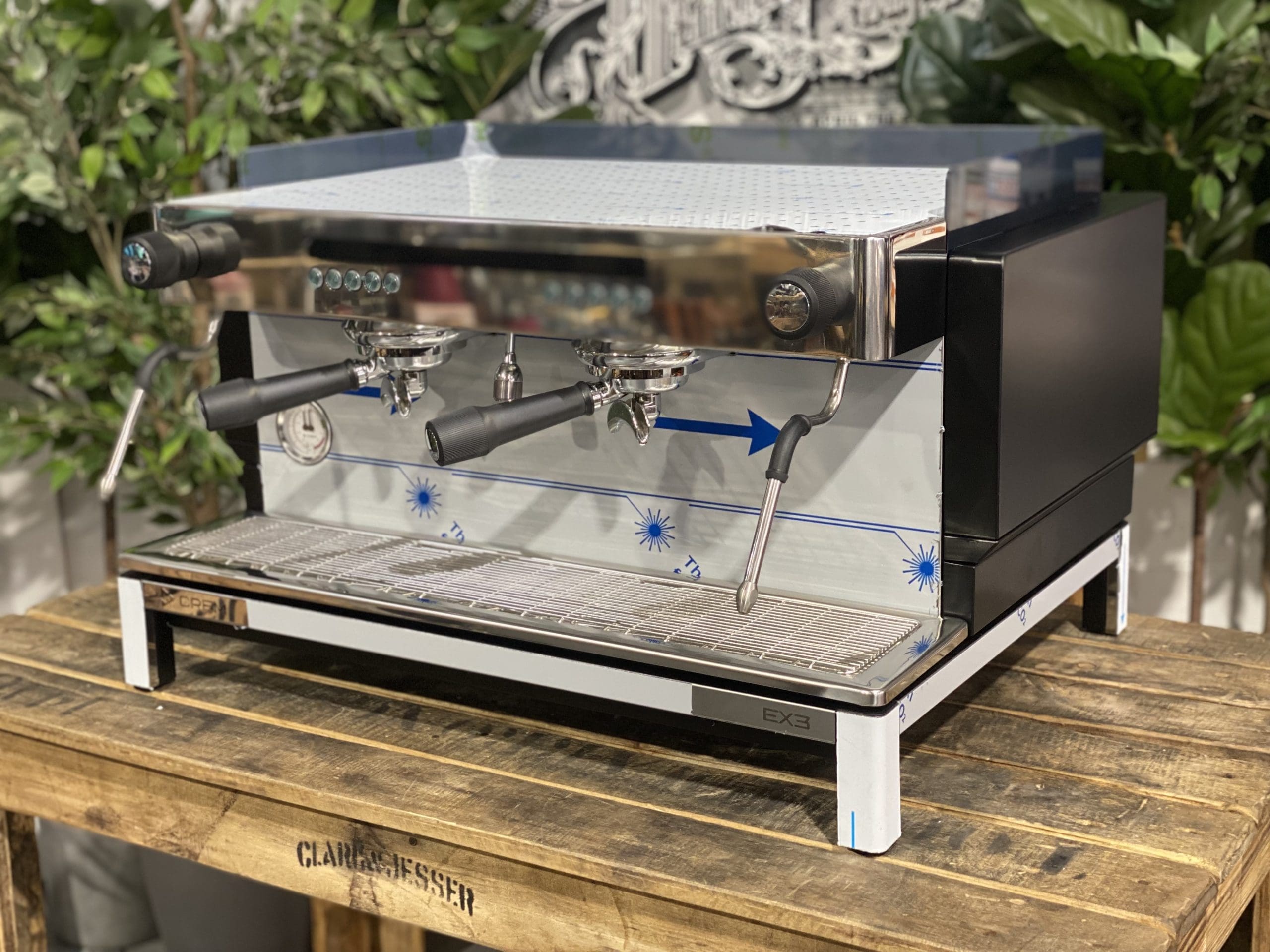 Expobar CREM EX3 Full Size - 2 Group Commercial Espresso Machine - Black