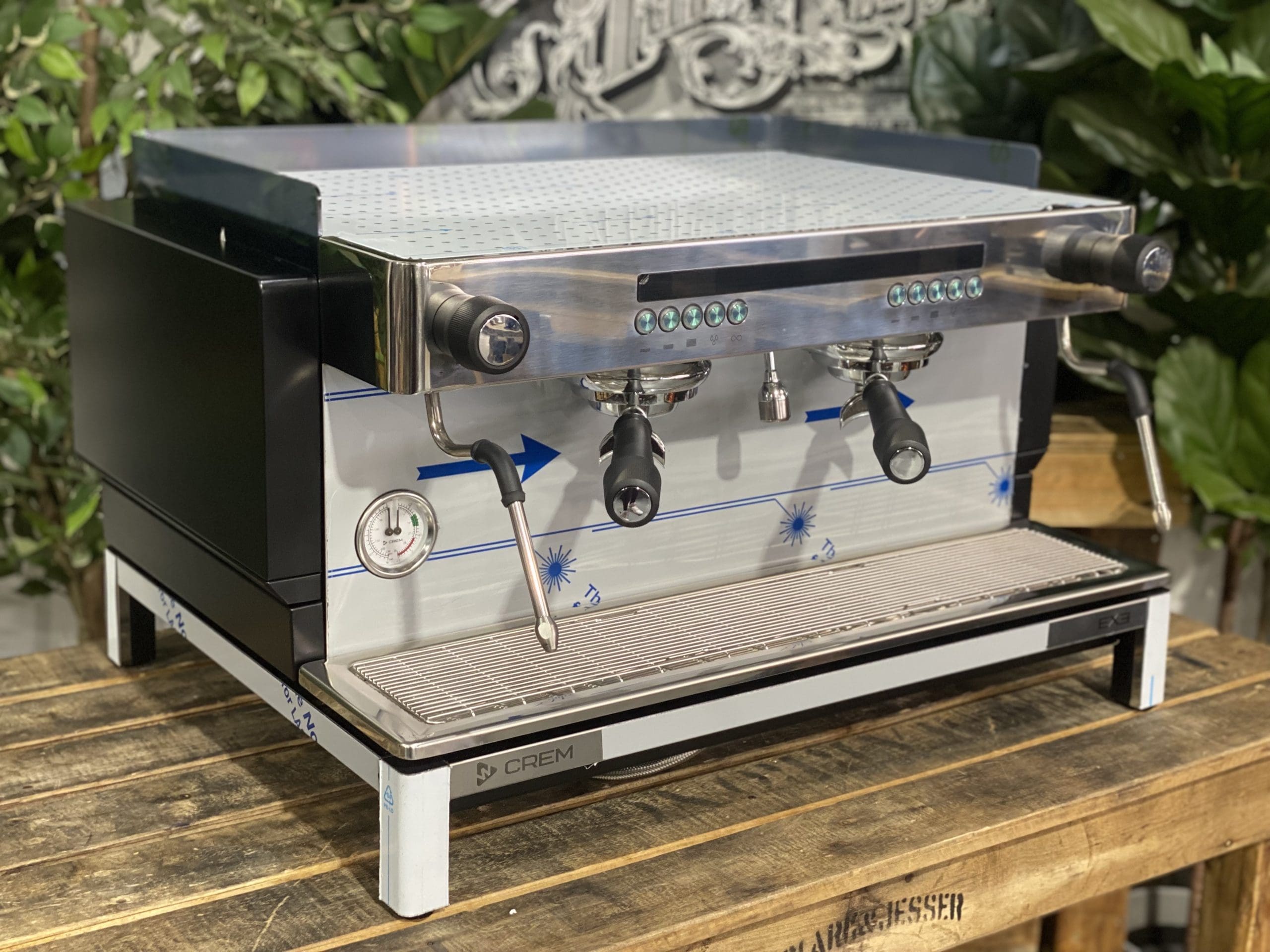 Expobar CREM EX3 Full Size - 2 Group Commercial Espresso Machine - Black