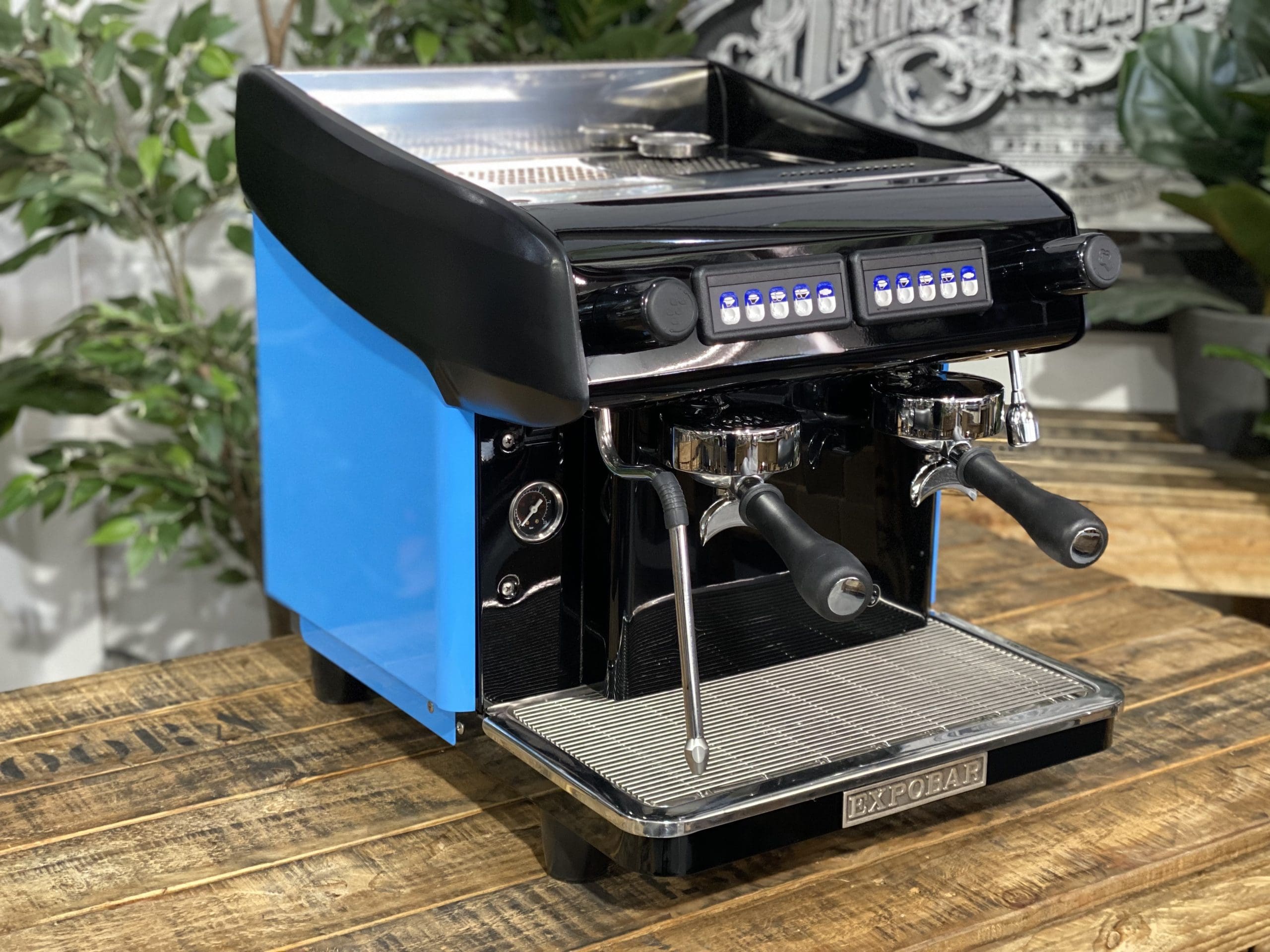Expobar MegaCrem Compact High Cup 2 Group Blue / Black - 28944