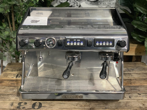 Expobar Megacrem High Cup - 2 Group Commercial Espresso Machine - Stainless Steel