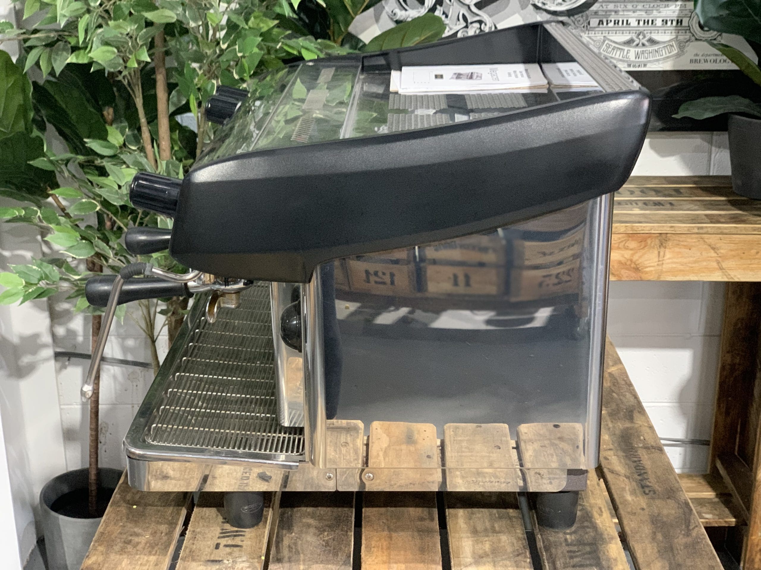 Expobar Megacrem High Cup - 2 Group Commercial Espresso Machine - Stainless Steel
