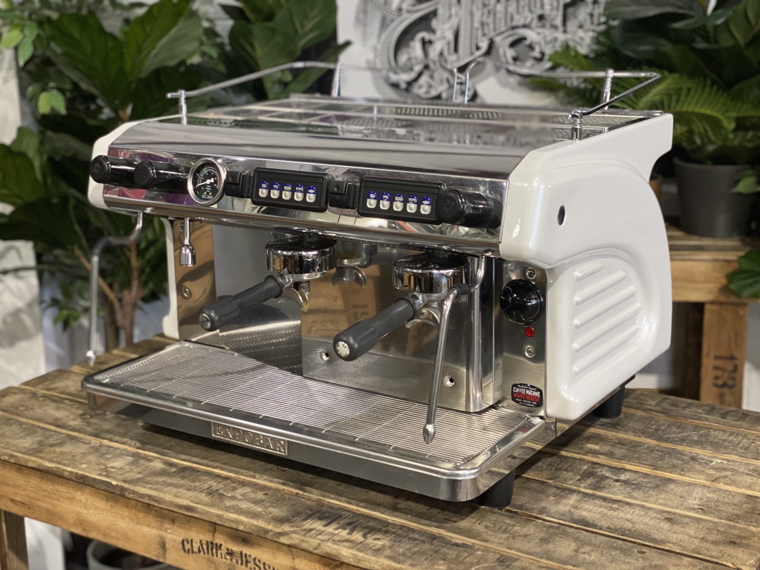 Expobar Ruggero High Cup - 2 Group Commercial Espresso Machine - White
