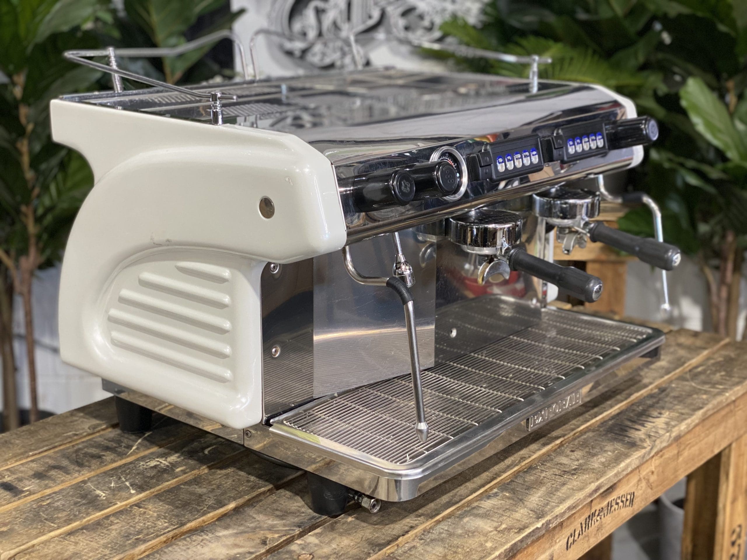 Expobar Ruggero High Cup - 2 Group Commercial Espresso Machine - White