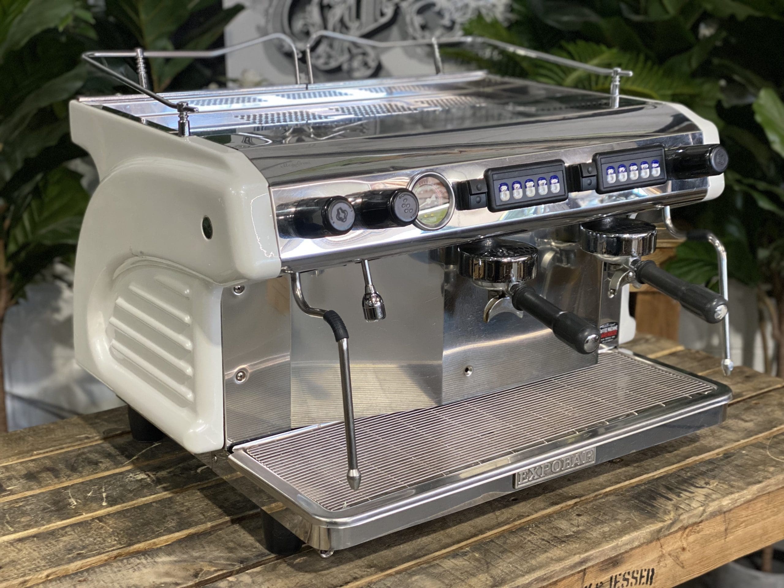 Expobar Ruggero High Cup - 2 Group Commercial Espresso Machine - White