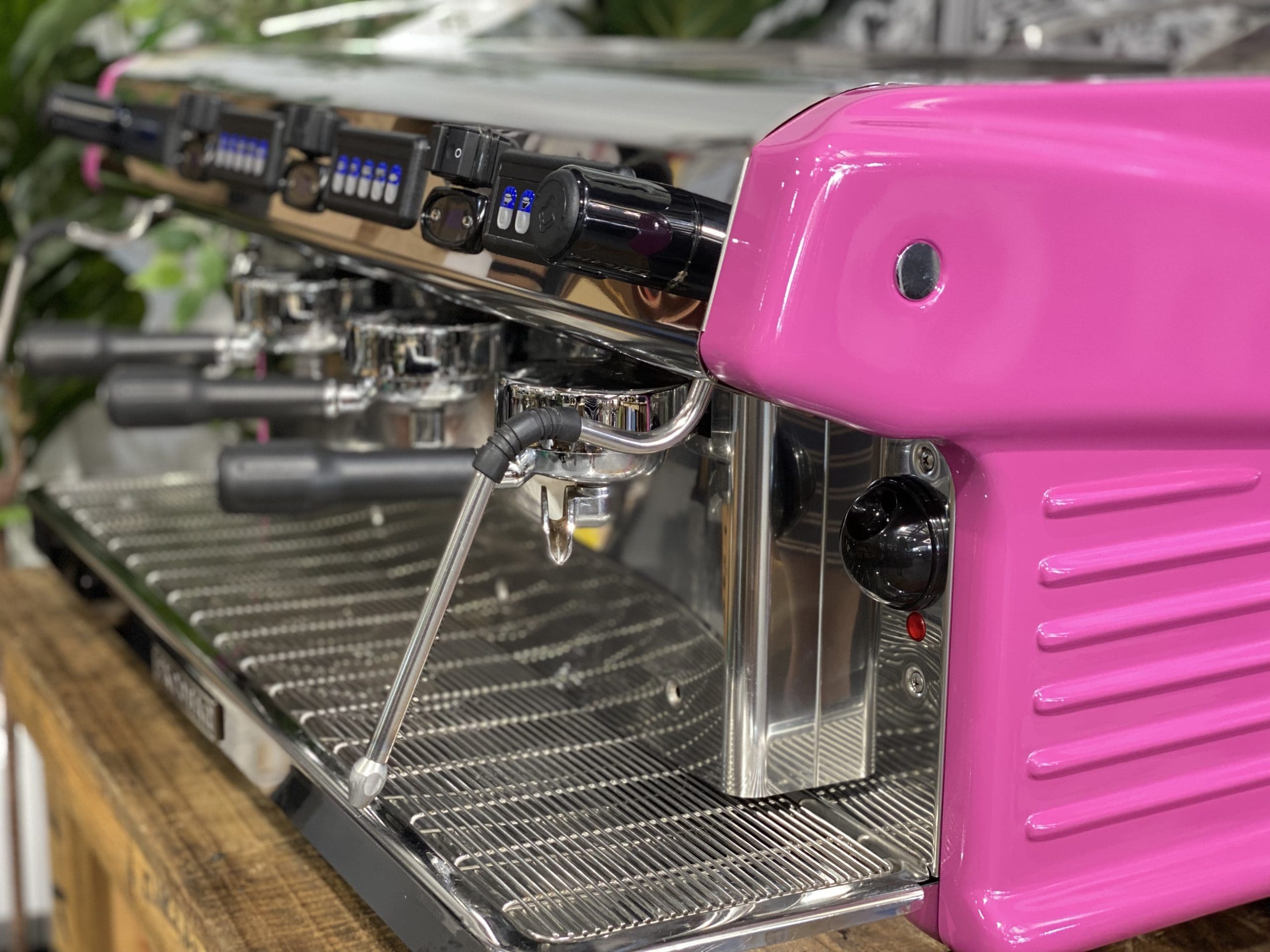 Expobar Ruggero - 3 Group Commercial Espresso Machine - Pink