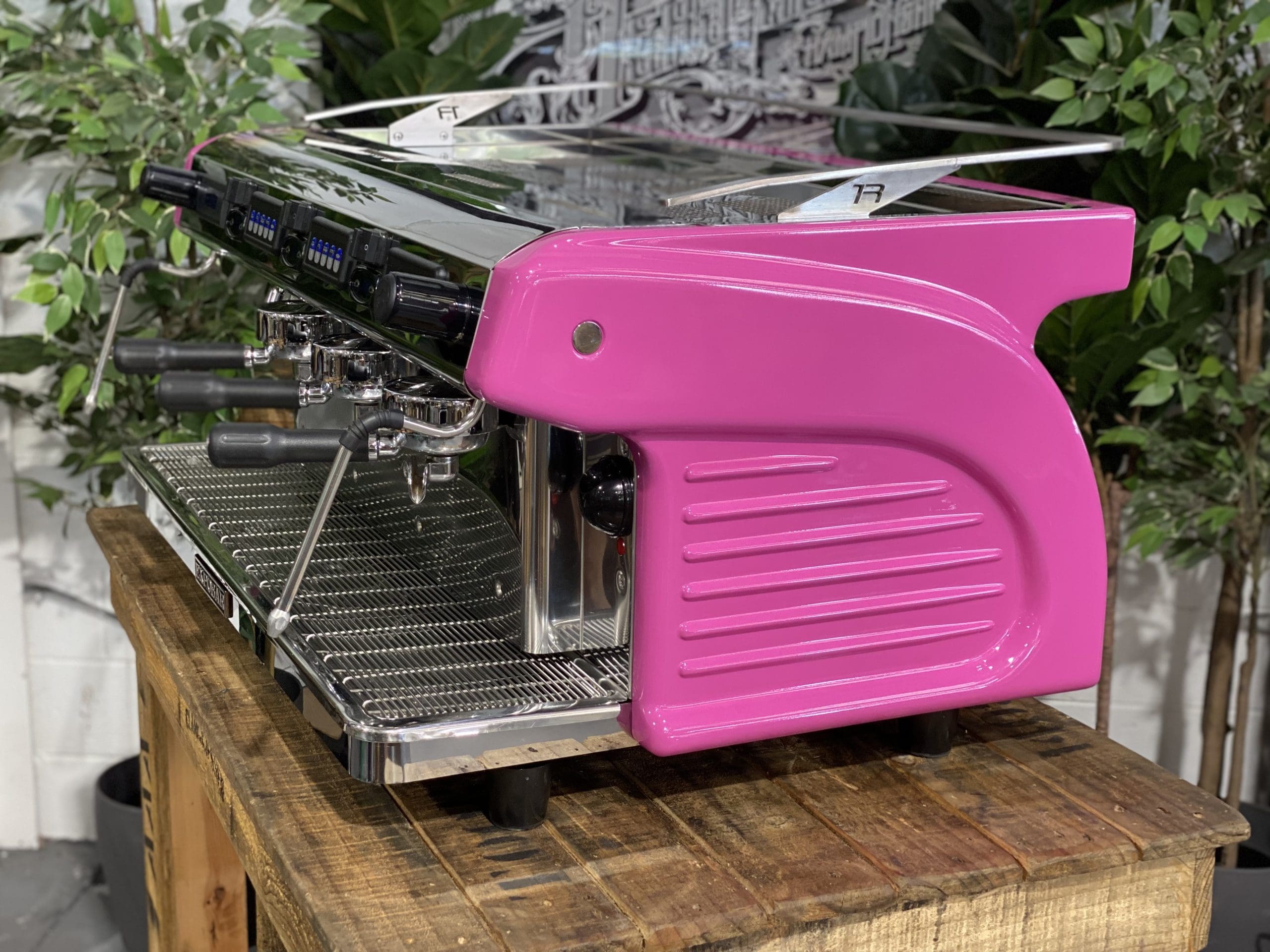 Expobar Ruggero - 3 Group Commercial Espresso Machine - Pink