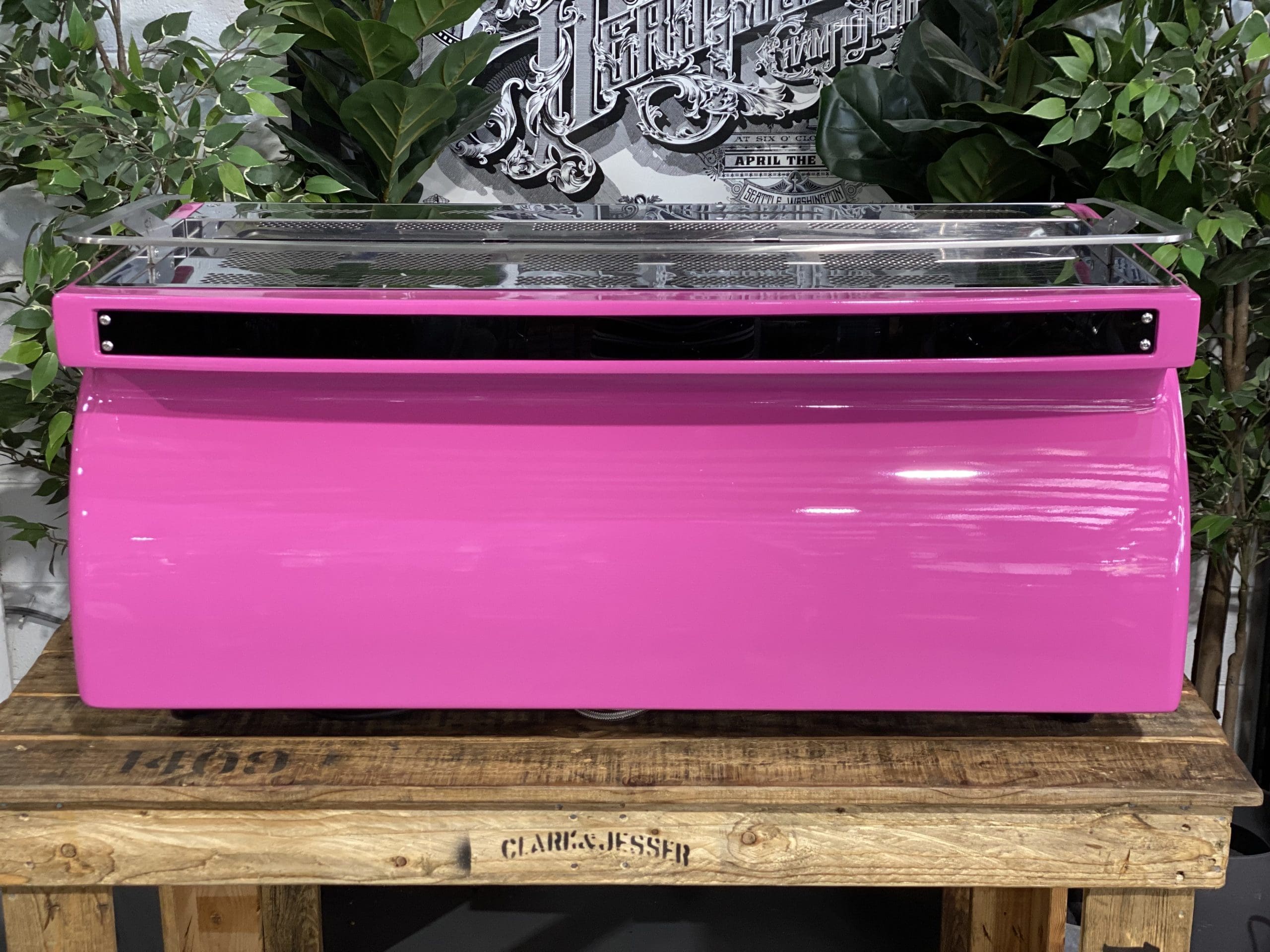 Expobar Ruggero - 3 Group Commercial Espresso Machine - Pink