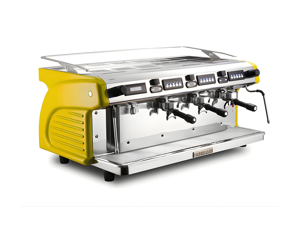 Expobar Ruggero Classic Multi Boiler V2.0 - - 3 Group Commercial Espresso Machine - Commercial - Yellow