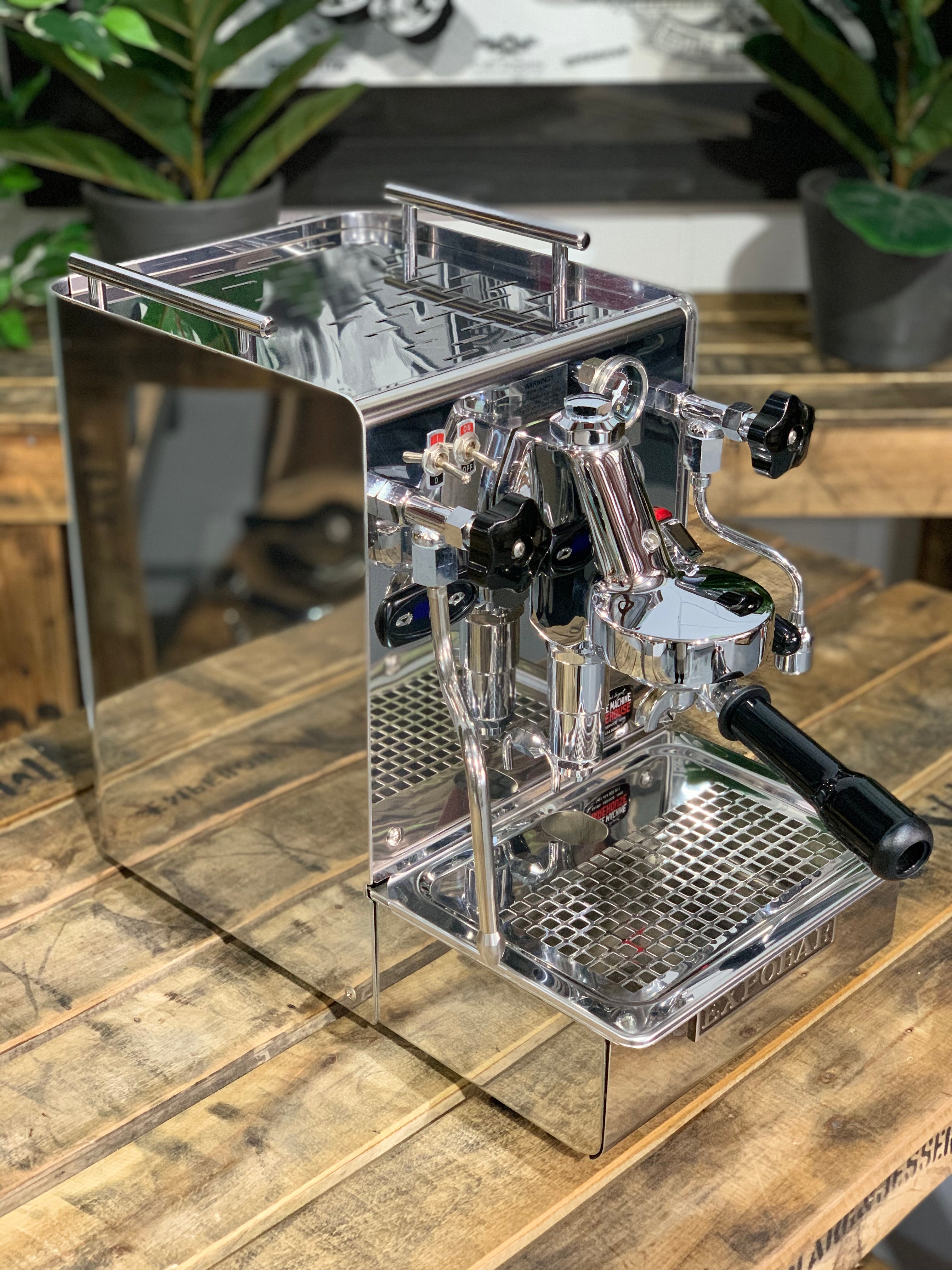 Expobar Office Barista Minore - 1 Group Commercial Espresso Machine - Stainless Steel