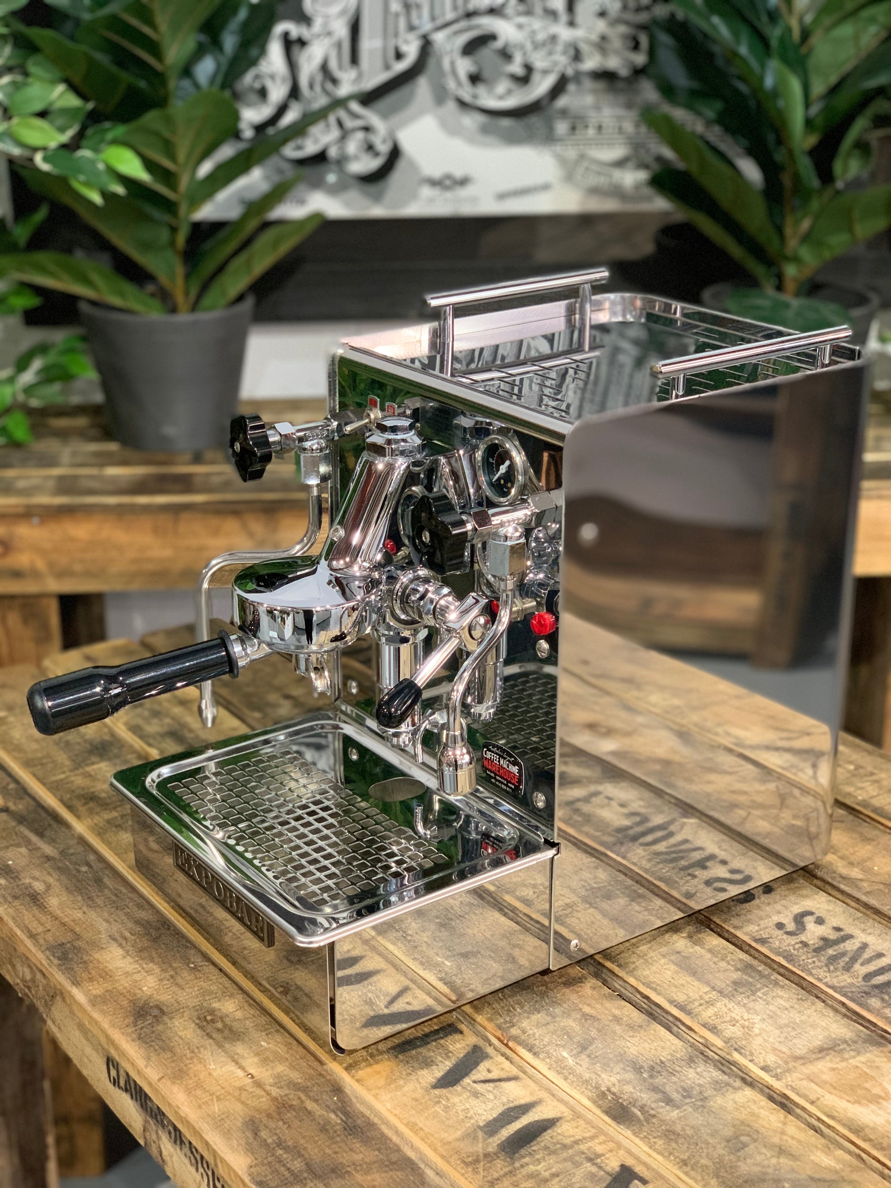 Expobar Office Barista Minore - 1 Group Commercial Espresso Machine - Stainless Steel