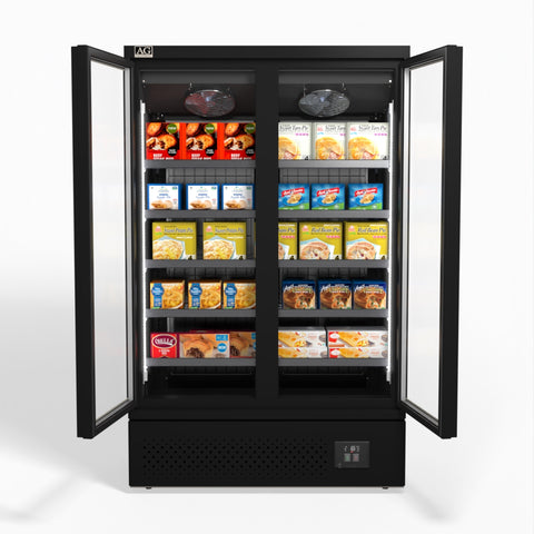 AG Supermarket Two Doors Upright Display Freezer FSB1000