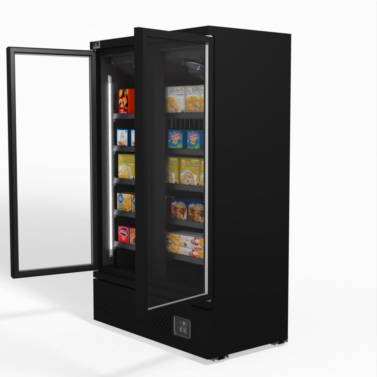 AG Supermarket Two Doors Upright Display Freezer FSB1000