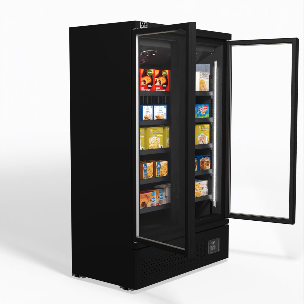 AG Supermarket Two Doors Upright Display Freezer FSB1000