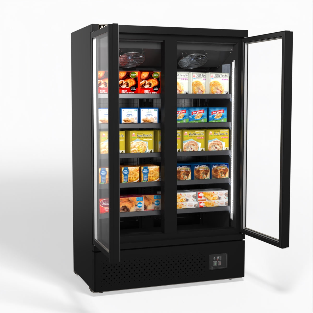 AG Supermarket Two Doors Upright Display Freezer FSB1000