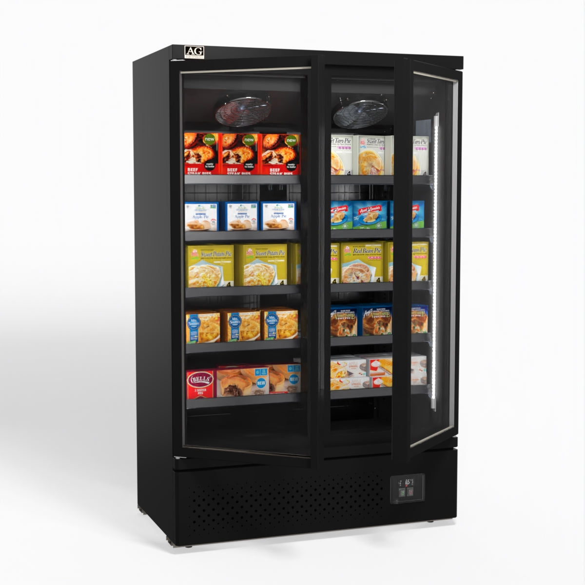 AG Supermarket Two Doors Upright Display Freezer FSB1000