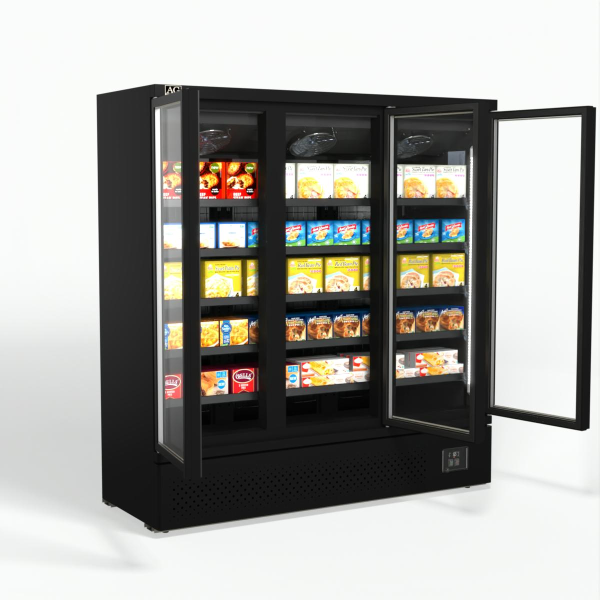 AG Supermarket Three Doors Upright Display Freezer FSB1500