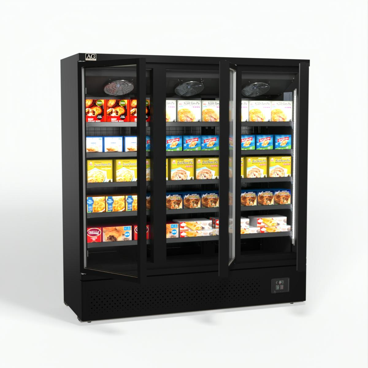 AG Supermarket Three Doors Upright Display Freezer FSB1500