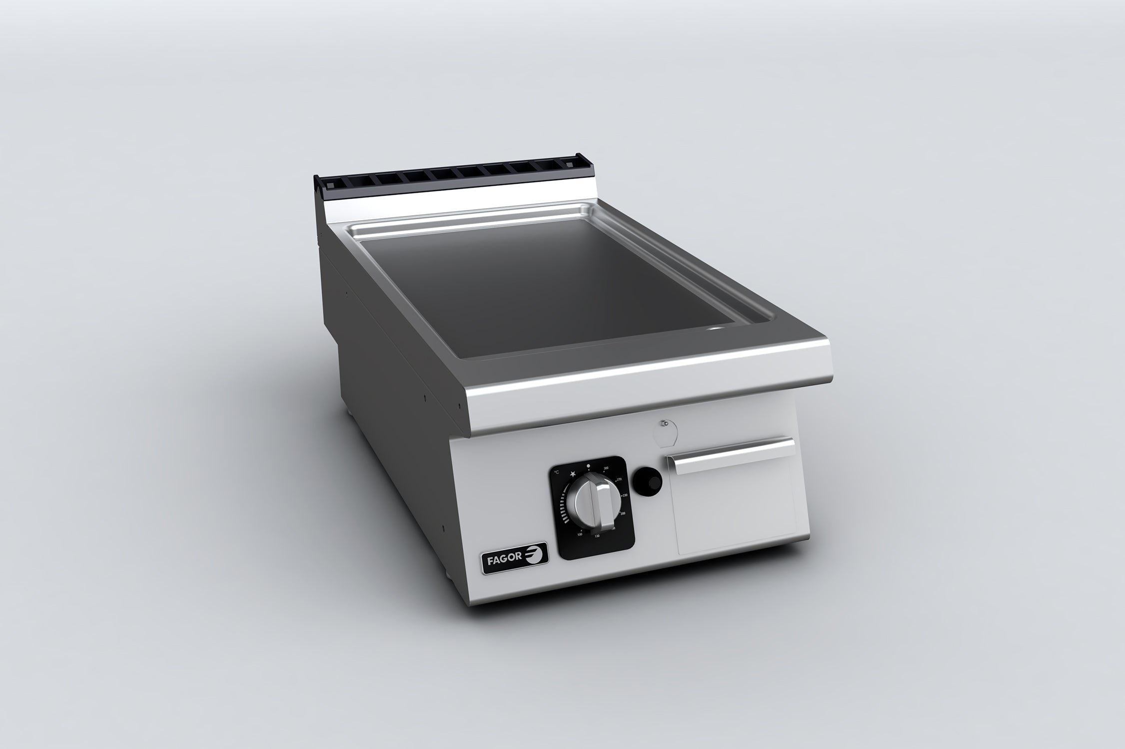 Fagor Kore 700 FT-G7 Bench Top Chrome Gas Griddle - 400mm-800mm - Chrome/Mild Steel