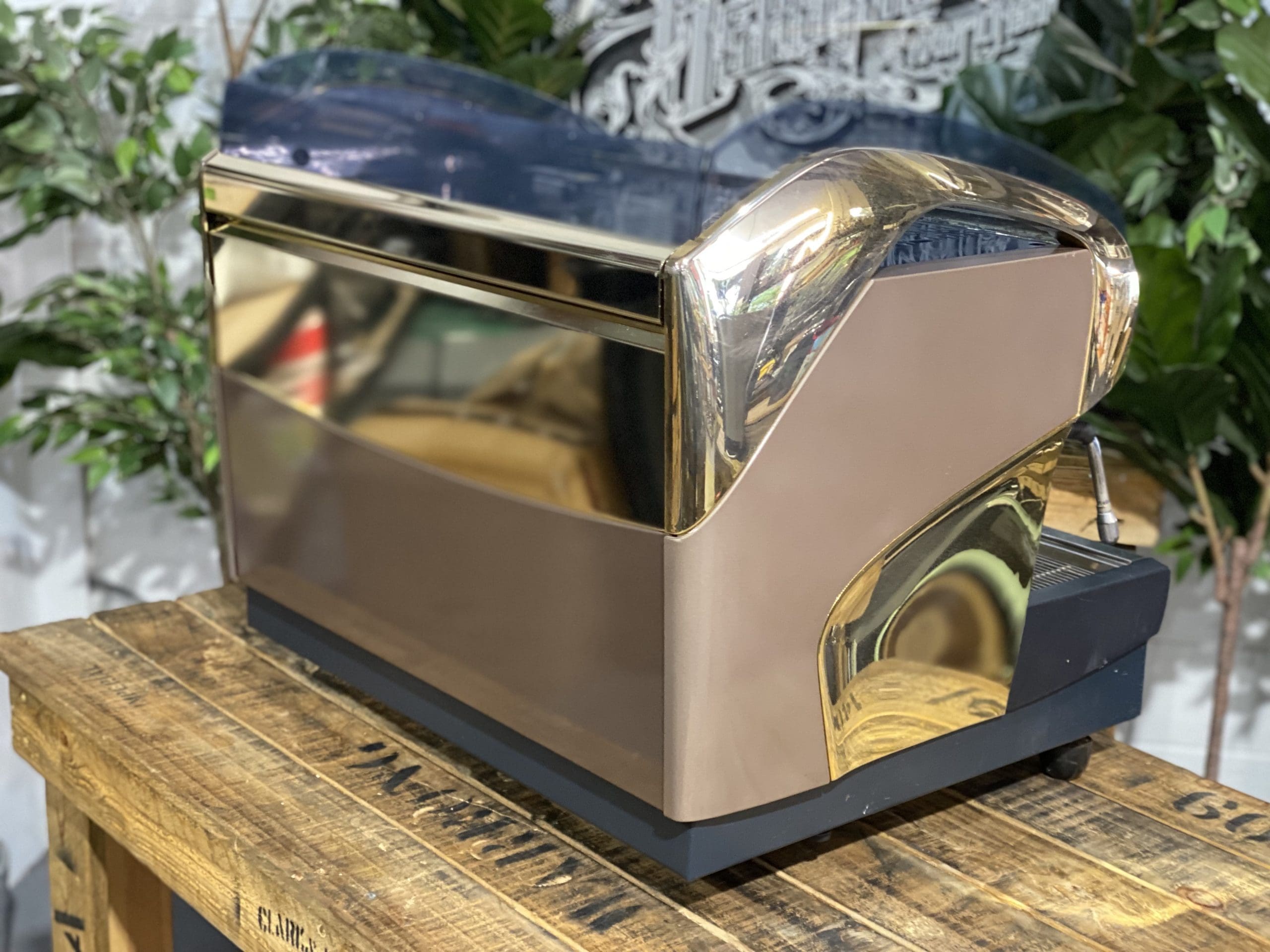 Faema Smart Gold - 2 Group Commercial Espresso Machine - Brown