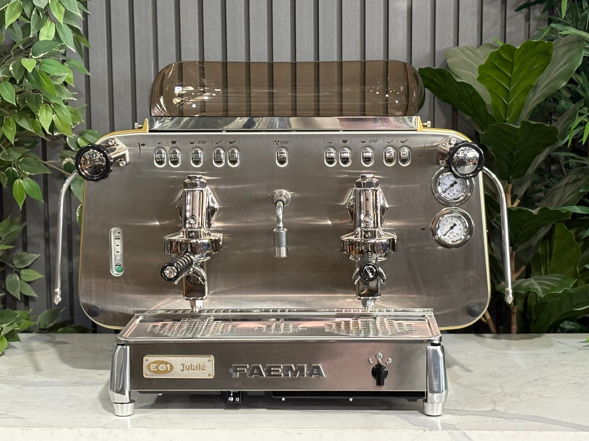 Faema E61 Jubilee Volumetric - - 2 Group Commercial Espresso Machine - Commercial