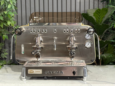 Faema E61 Jubilee Volumetric - - 2 Group Commercial Espresso Machine - Commercial