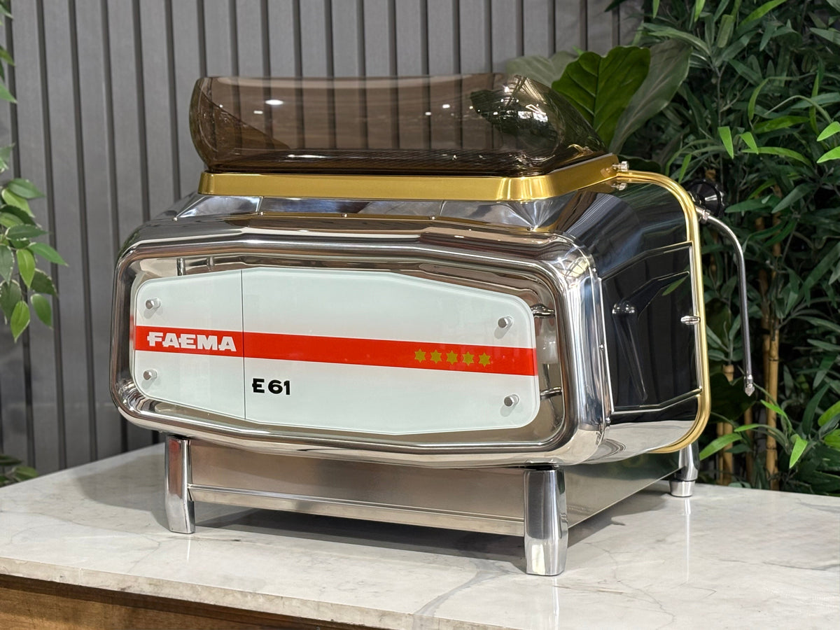 Faema E61 Jubilee Volumetric - - 2 Group Commercial Espresso Machine - Commercial