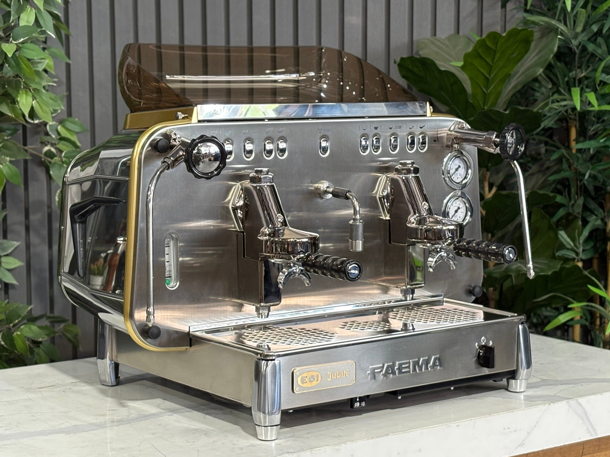 Faema E61 Jubilee Volumetric - - 2 Group Commercial Espresso Machine - Commercial