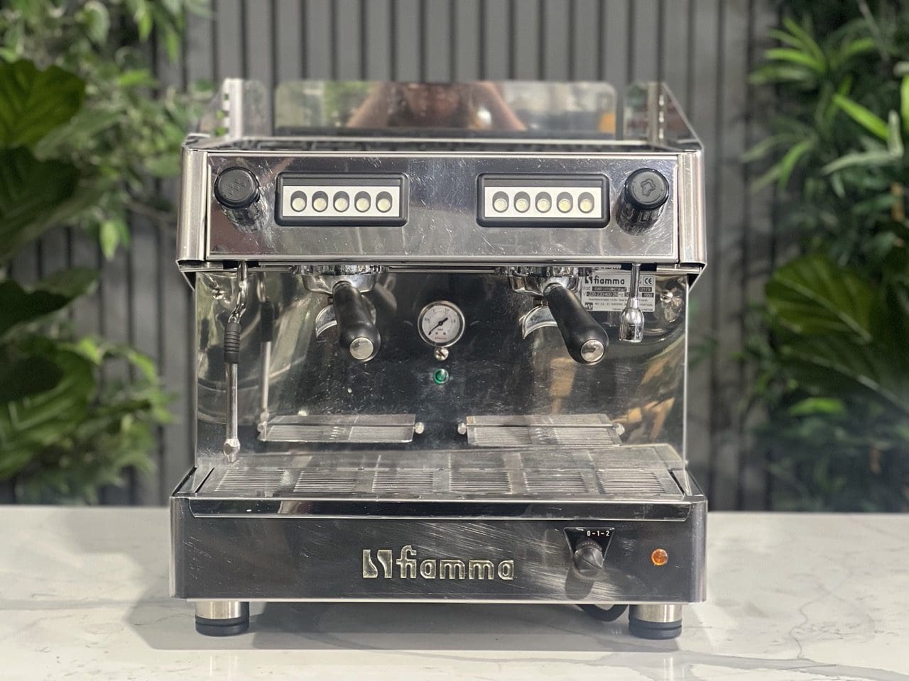 Fiamma Atlantic Compact - 2 Group Commercial Espresso Machine - Stainless