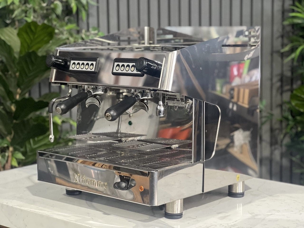 Fiamma Atlantic Compact - 2 Group Commercial Espresso Machine - Stainless