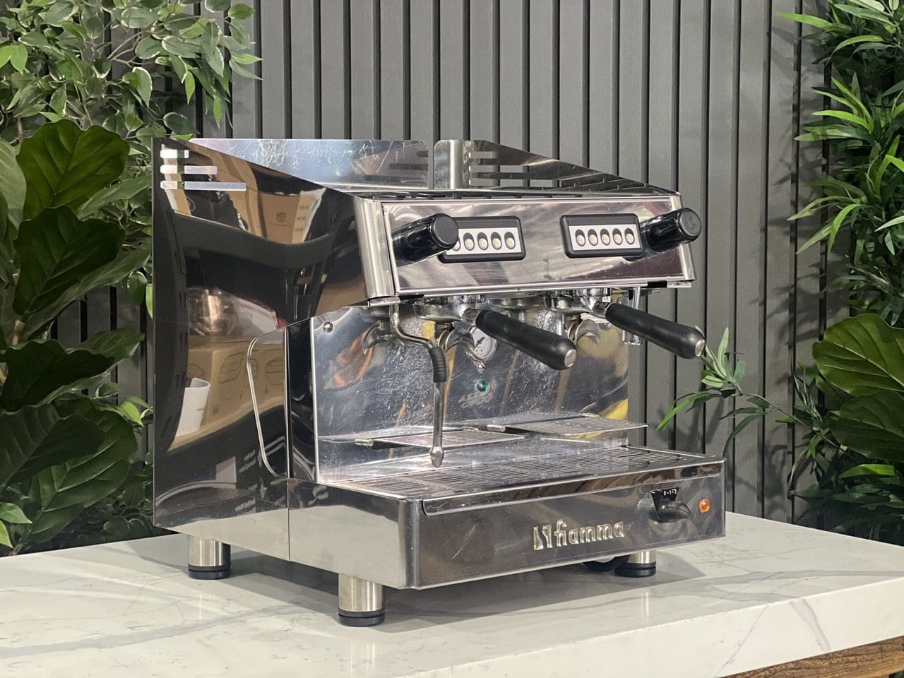 Fiamma Atlantic Compact - 2 Group Commercial Espresso Machine - Stainless