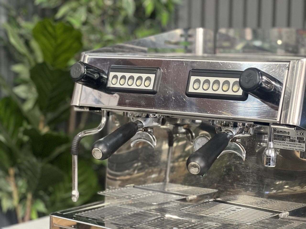 Fiamma Atlantic Compact - 2 Group Commercial Espresso Machine - Stainless