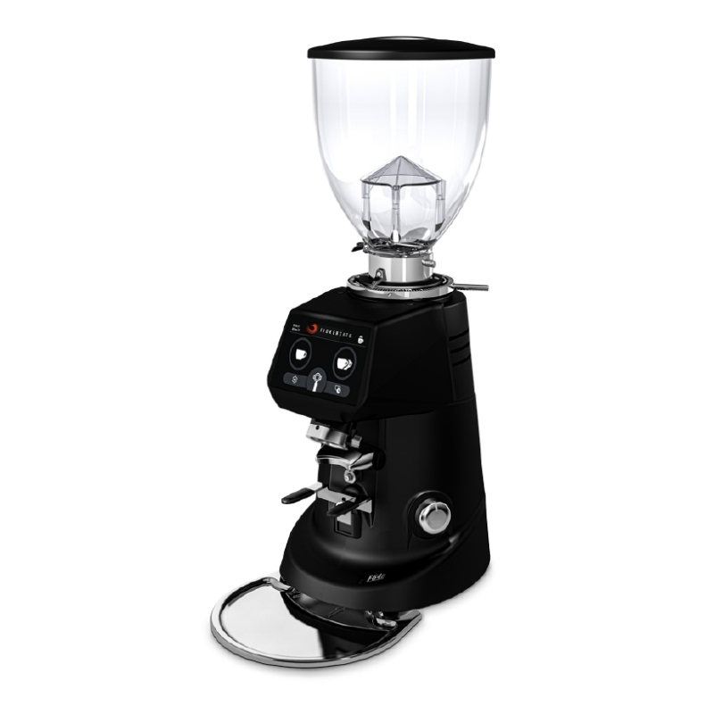 Fiorenzato F64 Electronic Coffee Grinder - Chrome/Red/Silver/White Finish