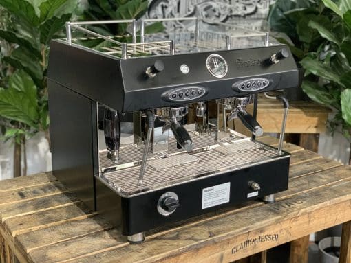 Fracino Diablo Dual Fuel - 2 Group Commercial Espresso Machine - Black