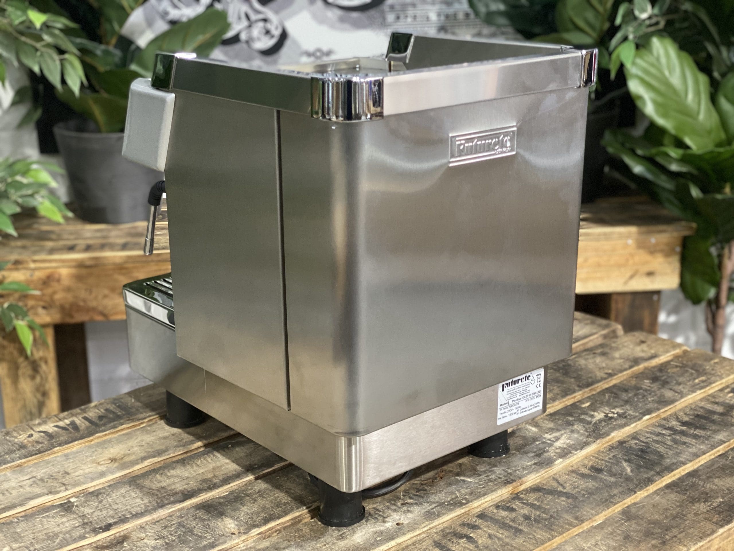 Futurete Piccolina - 1 Group Commercial Espresso Machine - Stainless Steel