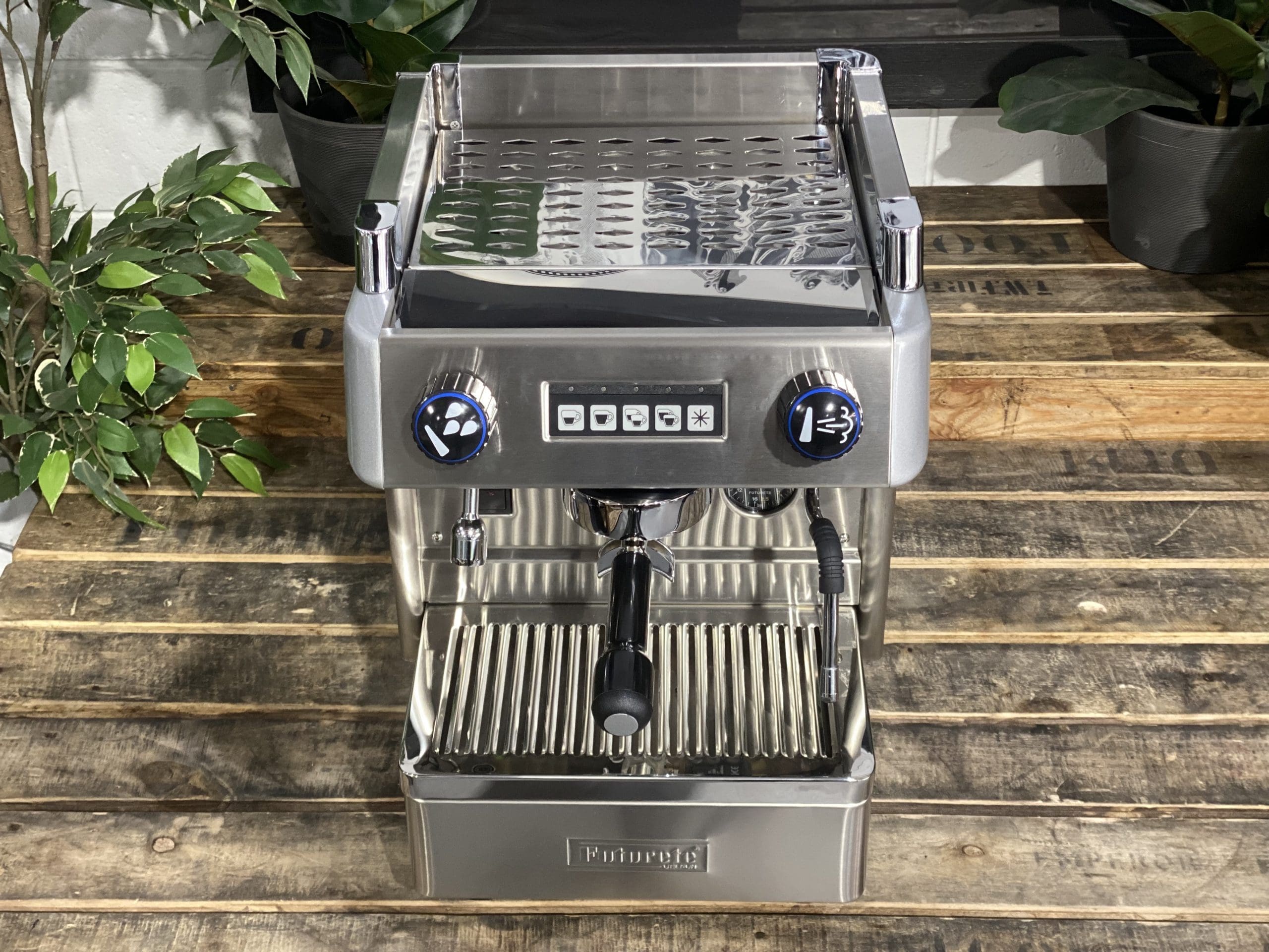 Futurete Piccolina - 1 Group Commercial Espresso Machine - Stainless Steel